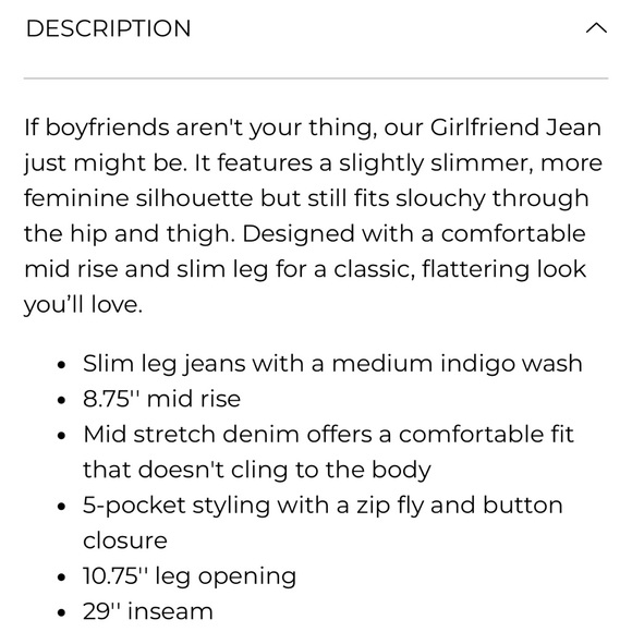 Silver Jeans Co. Women's Girlfriend Mid Rise Slim Leg Jeans Medium Wash - Picture 4 of 5